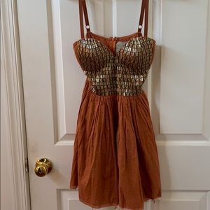 Free People (One Teaspoon) Beaded Mini Dress